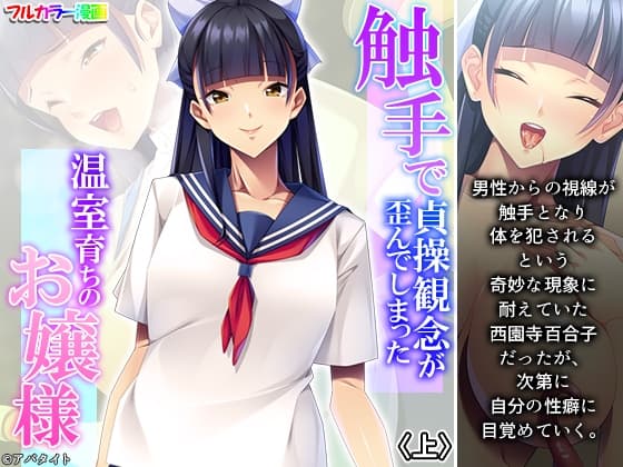 触手で貞操観念が歪んでしまった温室育ちのお嬢様 上 cover