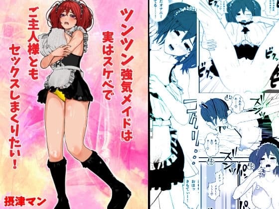 ツンツン強気メイドは実はスケベでご主人様ともセックスしまくりたい cover