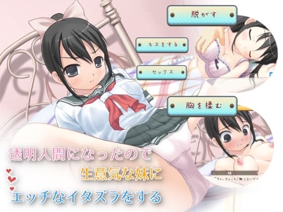 透明人間になったので生意気な妹にエッチなイタズラをする【Windows版】 cover