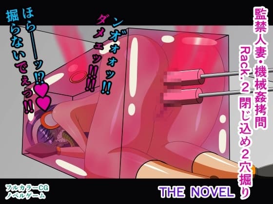 監禁人妻・機械○○問 Rack.2 閉じ込め2穴掘り THE NOVEL cover