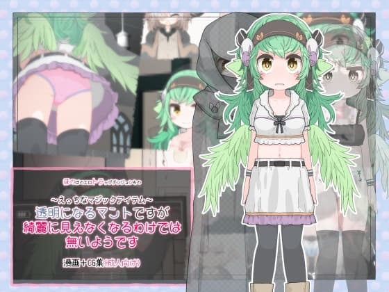 透明になるマントですが綺麗に見えなくなるわけでは無いようです cover