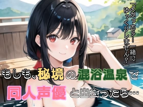 もしも、秘境の混浴温泉で同人声優と出会ったら… cover