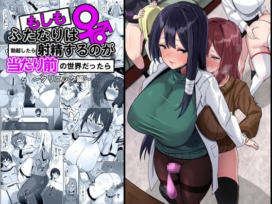 もしもふたなりは勃起したら射精するのが当たり前の世界だったら～クリニック編〜 cover