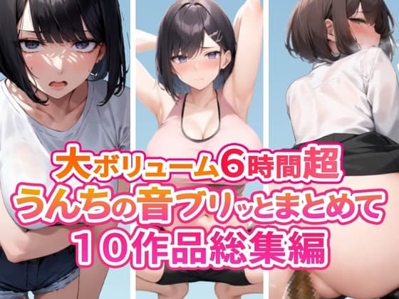 【スカトロフェチ必見】うんちの音ブリッとまとめて10作品収録時間6時間超【スカトロASMR】 cover