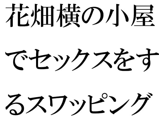 花畑横の小屋でセックスをするスワッピングパートナー男女6人 cover