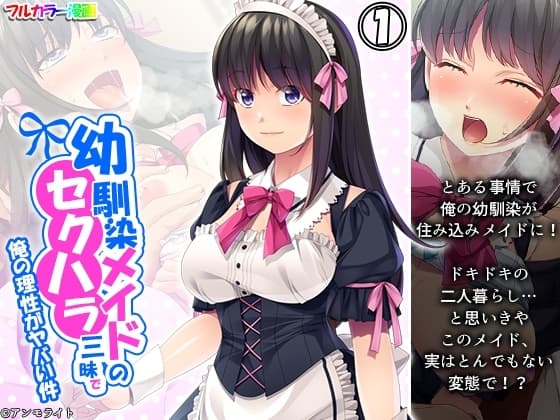 幼馴染メイドのセクハラ三昧で俺の理性がヤバい件 1巻 cover