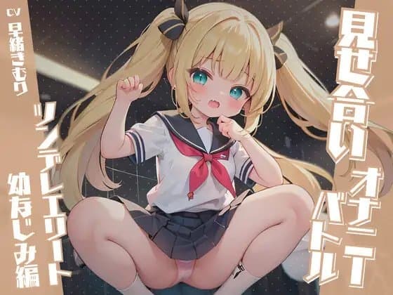 見せ合いオナニーバトル～ツンデレエリート幼なじみ編～ cover