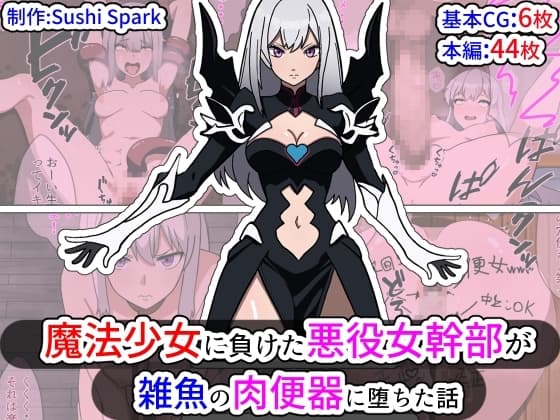 魔法少女に負けた悪役女幹部が雑魚の肉便器に堕ちた話 cover
