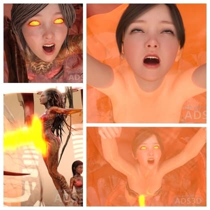 [インタラクティブコミック] ザーグクイーンケリガンと融合してザーグプリンセスになりました [ニッチアートサポート] I was fused by Blade Queen K rrigan cover