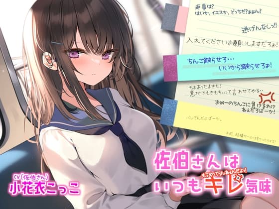 アホの子で可愛い佐伯さんはいつもキレ気味!?【CV:小花衣こっこさん/純愛・ツンデレ・暴言ASMR R-18音声作品】 cover