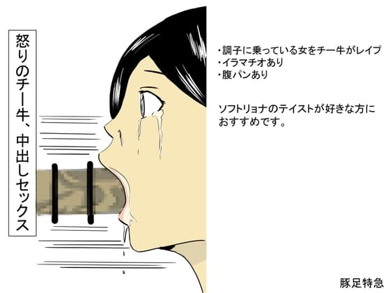 怒りのチー牛、中出しセックス cover