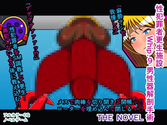 性犯罪者更生施設 Whip.9 男性器解剖手術 THE NOVEL cover
