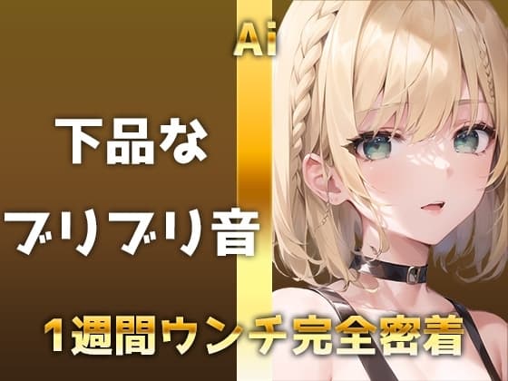 【うんち1週間密着】合計7回の特盛トイレ音声!!家でも職場でもブリブリ!!サービス精神旺盛な美人&変態エステティシャンのウン声詰め合わせをお届けします! cover