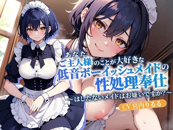 ご主人様(あなた)のことが大好きな低音ボーイッシュメイドの性処理奉仕～はしたないメイドはお嫌いですか?～【抱き枕推奨/ファンタジー/中出し】 cover