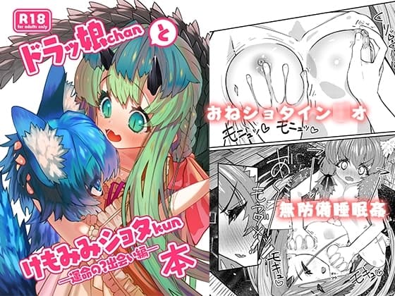 ドラッ娘chanとけもみみショタkun本―運命の?出会い編― cover