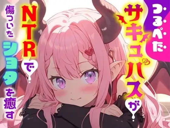 【サキュショタ】つるぺたサキュバスがNTRで傷ついたショタを癒す cover