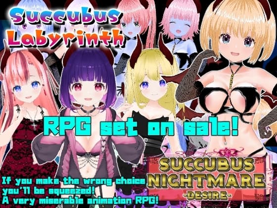 Succubus Labyrinth and SUCCUBUS NIGHTMARE -DESIRE- (English version.) cover