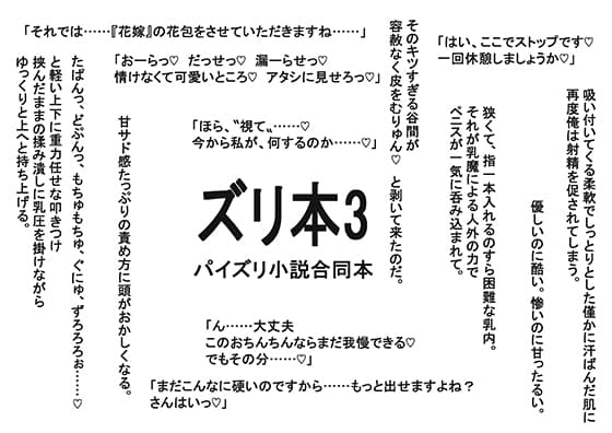 ズリ本3～パイズリ小説合同本～ cover