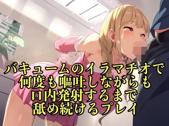 【実演イラマチオ】バキュームのイラマチオで何度も嘔吐しながらも口内発射するまで舐め続けるプレイ【イラマチオ/口内発射】 cover