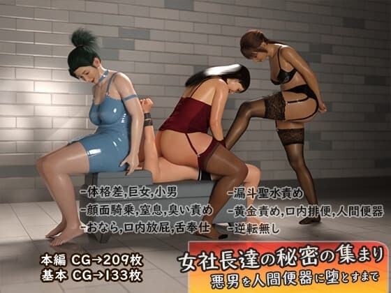 女社長達の秘密の集まり～悪男を人間便器に堕とすまで～ cover