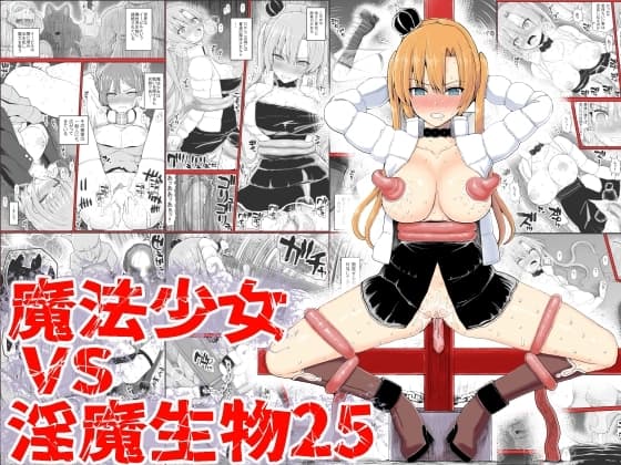 魔法少女vs淫魔生物25 cover