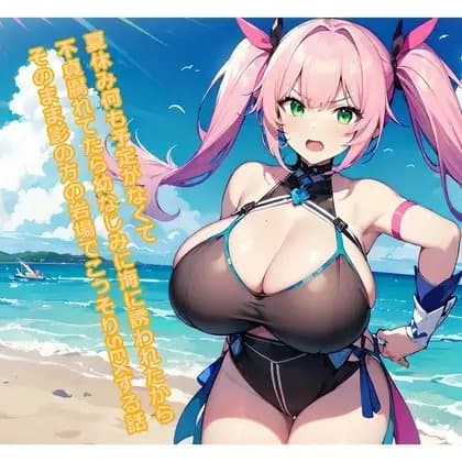 【5～10分でさっくり抜けるシリーズ】夏休み何も予定がなくて不貞腐れてたら幼馴染に海に誘われたからそのまま影の方の岩場でこっそりSEXする話 cover
