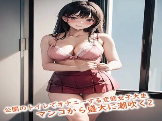 公園のトイレでオナニーする変態女子大生が興奮しすぎてマンコから盛大に潮吹く2 cover