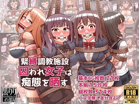 緊縛調教施設囚われ女子は痴態を晒す cover