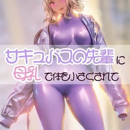 サキュバスの先輩に母乳で体を小さくされて… cover