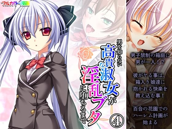 男を知らない高貴な淑女が淫乱ブタに堕ちるまで 4巻 cover