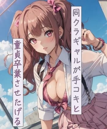 同クラギャルが手コキと童貞卒業させたげる cover