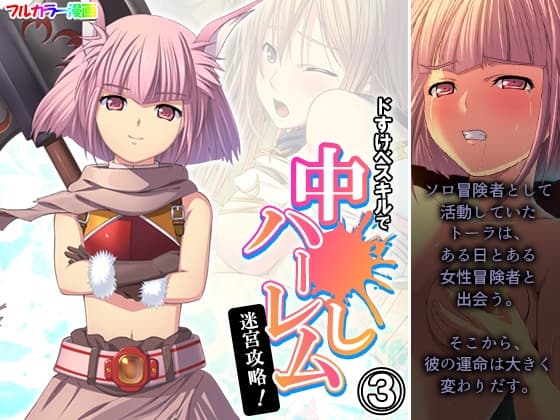 ドすけべスキルで中●しハーレム迷宮攻略! 3巻 cover