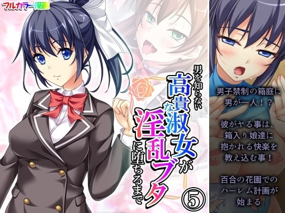 男を知らない高貴な淑女が淫乱ブタに堕ちるまで 5巻 cover