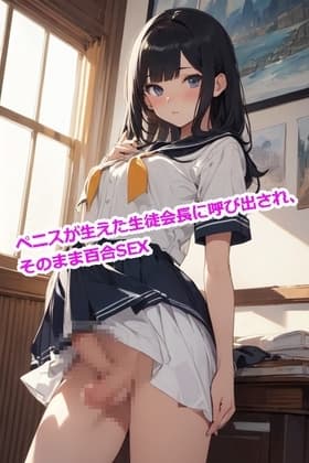 【5～10分でさっくり抜けるシリーズ】ペニスが生えた生徒会長に呼び出され、そのまま百合SEXする話 cover
