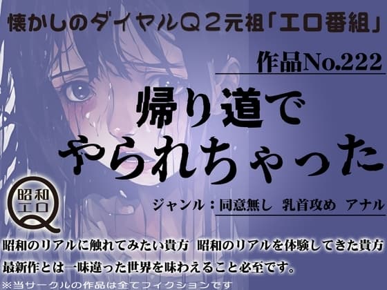 作品No.222 帰り道でやられちゃった cover