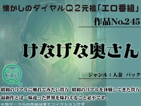 作品No.245 けなげな奥さん cover