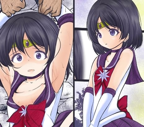 セ●ラー戦士の掟で一般人を傷付けれない事に付け込まれ集団でレ○プされるセ●ラーサターン cover