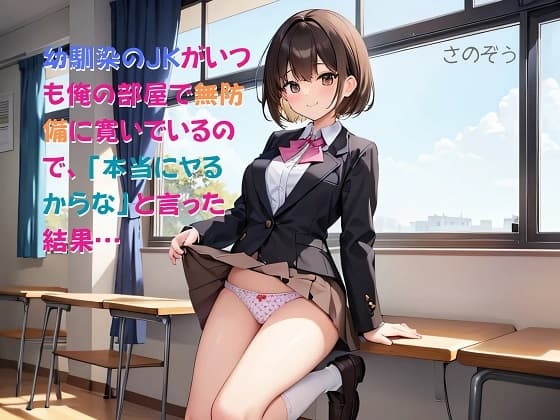 【隙間の文庫】幼馴染のJKがいつも俺の部屋で無防備に寛いでいるので、「本当にヤるからな」と言った結果… cover