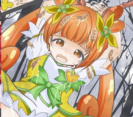 拘束されナメクジの卵を植え付けられ出産するキュアロゼ●タ cover