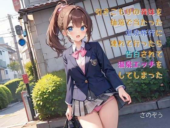 【隙間の文庫】引きこもりの義妹を抽選で当たった温泉旅行に連れて行ったら告白されて温泉エッチをしてしまった cover