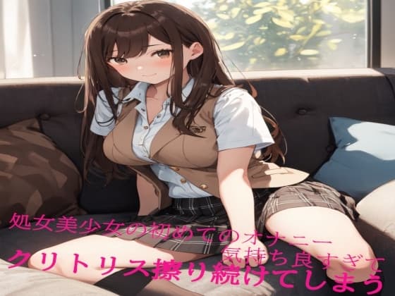 処女美少女の初めてのオナニー 気持ち良すぎてクリトリス擦り続けてしまう cover