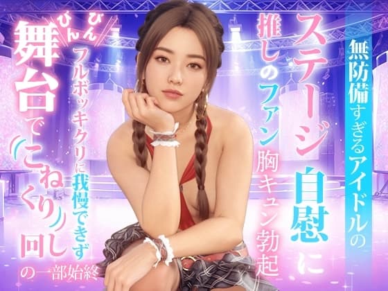 無防備すぎるアイドルの、ステージ自慰に推しのファンも胸キュン勃起。Ver-02 cover