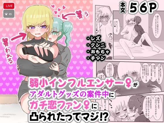 弱小インフルエンサー♀がアダルトグッズの案件中にガチ恋ファン♀に凸られたってマジ!? cover