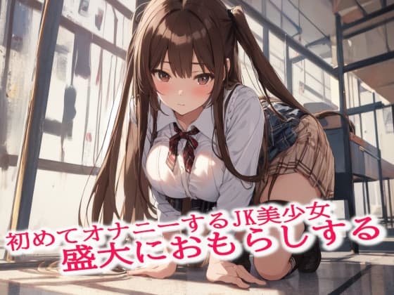 初めてオナニーするJK美少女あまりの気持ちよさに盛大におもらしする cover