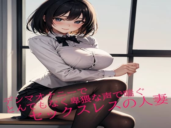 デンマオナニーでとんでもなく卑猥な声で喘ぐセックスレスの人妻 cover