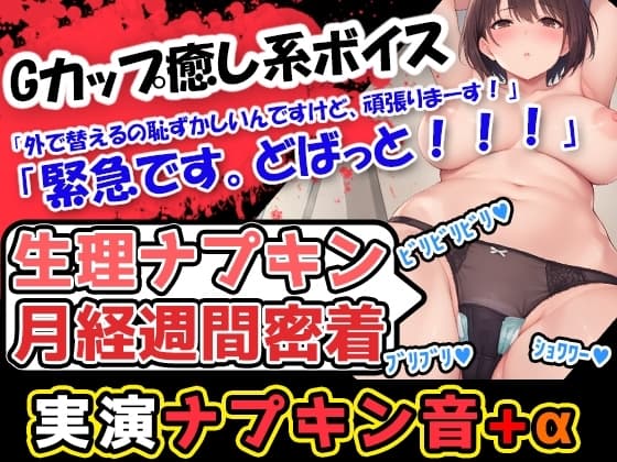 【生理ナプキン月経週間密着】【生理×癒し】終始、おっとりした甘いカワボの持ち主!男の脳髄をトロトロにする声優あんな様の生理ナプキンびりびり記録! cover