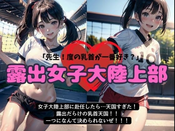 女子大の陸上部に赴任したら天国すぎた・・・露出だらけの乳首天国【露出女子大陸上部】 cover