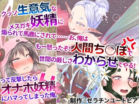 クッソ生意気なメ◯ガキ妖精に煽られて馬鹿にされて……お、俺はもー怒ったぞ!人間ち◯ぽで世間の厳しさわからせてやる!って反撃したらオナホ妖精にハマってしまった俺。 cover