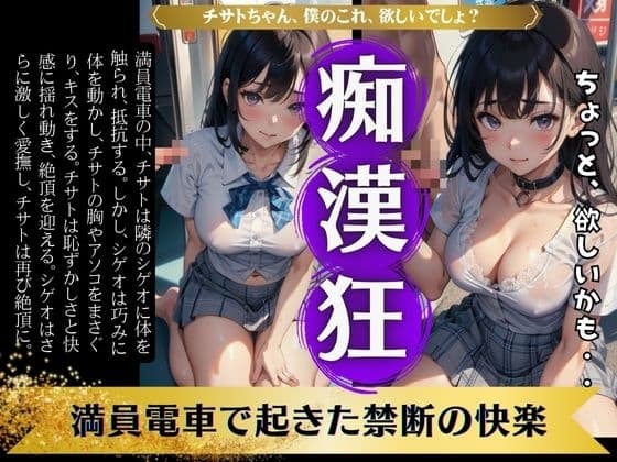 【痴○狂】満員電車で抵抗しても痴○されたJKの興奮〜電車内で起きた禁断の快楽物語〜 cover