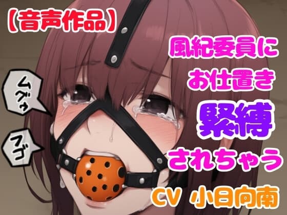 風紀委員にギチギチに縛られて猿轡をハメられちゃう cover